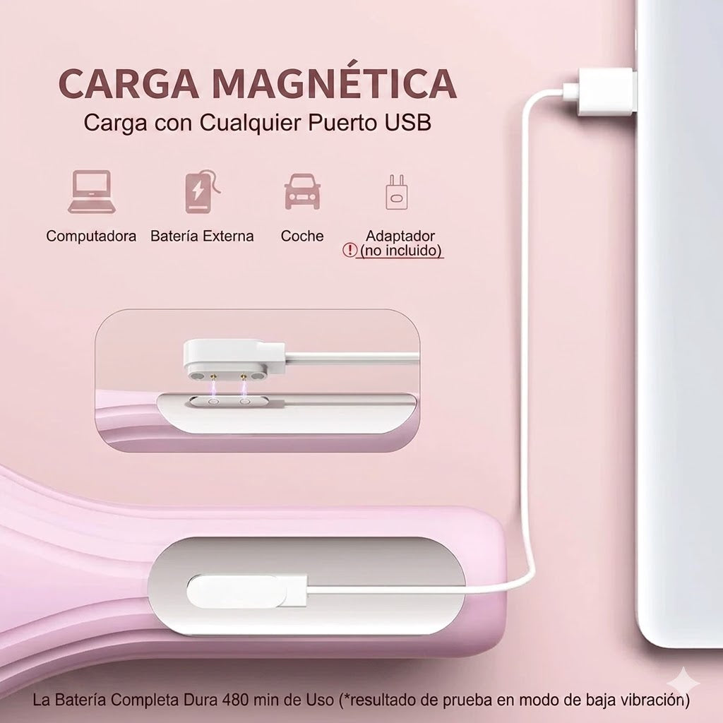 Cepillo de limpieza facial sónico, impermeable y recargable